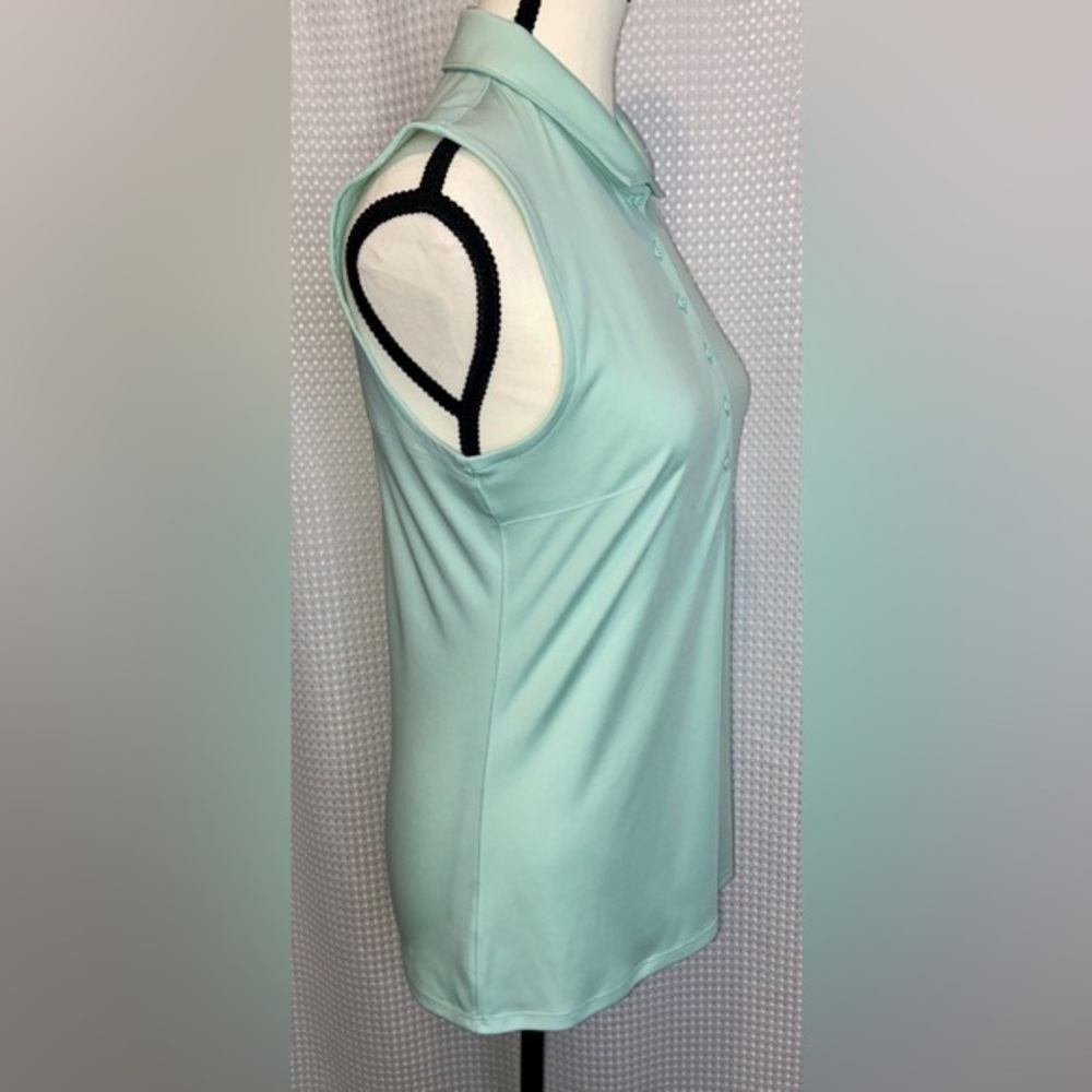PUMA sports sleeveless golf polo size small - Mint - Picture 6 of 13
